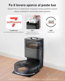 Roborock Q5 Pro+ Robot Aspirapolvere e Lavapavimen