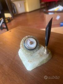 Set Scrivania Vintage Onice Verde - Artigianato