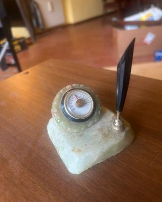 Set Scrivania Vintage Onice Verde - Artigianato