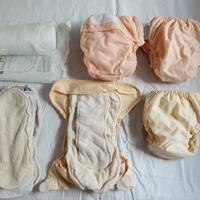 PANNOLINI LAVABILI ECOLOGICI  IN COTONE POP IN