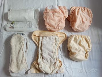 PANNOLINI LAVABILI ECOLOGICI  IN COTONE POP IN