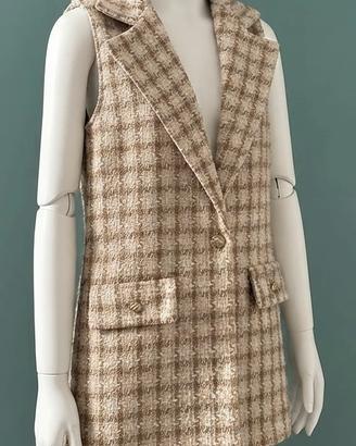 Gilet blazer tweed bambina - 10 anni
