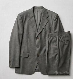 Abito completo Uomo Grigio – Pregiato Tessuto Loro