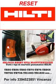 Hilti reset spia rossa