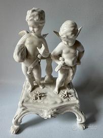 Putti porcellana biscuit TRIADE di Bassano Grappa