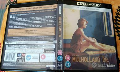 Mulholland Drive blu-ray 4K due dischi