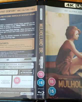 Mulholland Drive blu-ray 4K due dischi