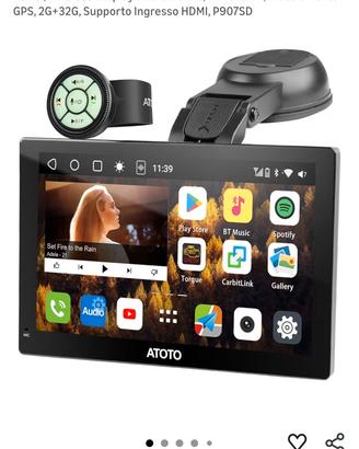 Autoradio Portatile ATOTO P9 - Wireless CarPlay /