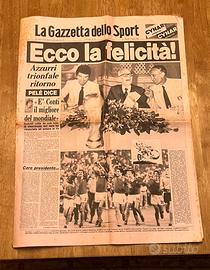 Gazzetta dello Sport 1982 Mondiali Spagna