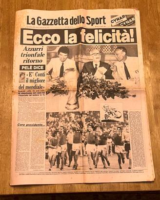 Gazzetta dello Sport 1982 Mondiali Spagna