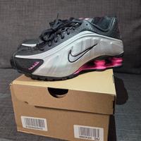 Nike Shox R4 - Metallic Silver/Pink - 38.5 - NUOVE