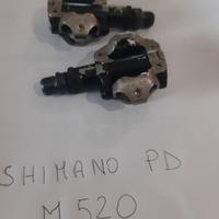 Pedali automatici MTB Shimano M520 SPD neri