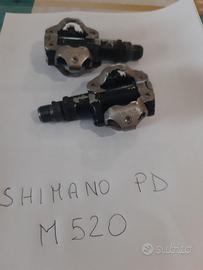 Pedali automatici MTB Shimano M520 SPD neri