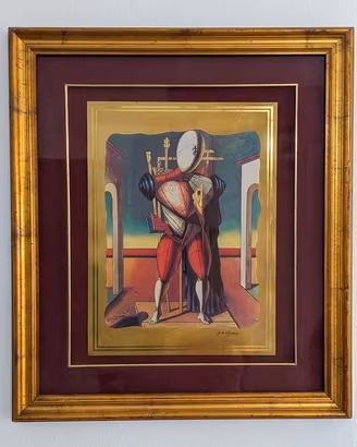 Quadro Giorgio de Chirico "Il Trovatore"