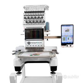 SEWTECH ST-1201 Ricamatrice Industriale 12 Aghi