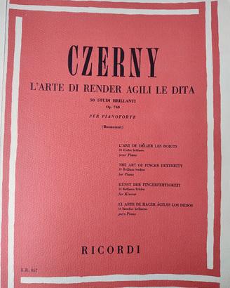 Libro Czerny, L' arte di render agili le dita