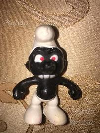 Figura puffi nero rara