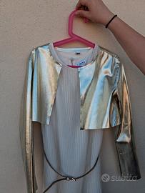 Completo Cerimonia Bambina: Vestito Plissé Mayoral