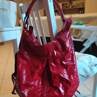 borsa in pelle verniciata Francesco Biasia