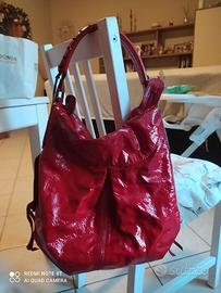 borsa in pelle verniciata Francesco Biasia