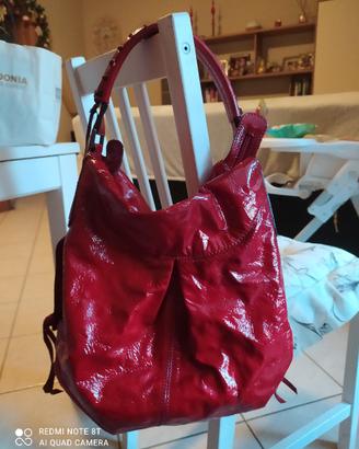borsa in pelle verniciata Francesco Biasia