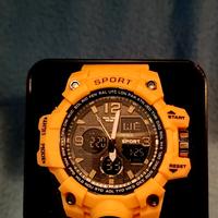 Orologio colore giallo elettronico