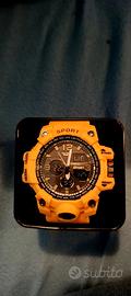 Orologio colore giallo elettronico