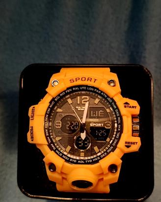 Orologio colore giallo elettronico