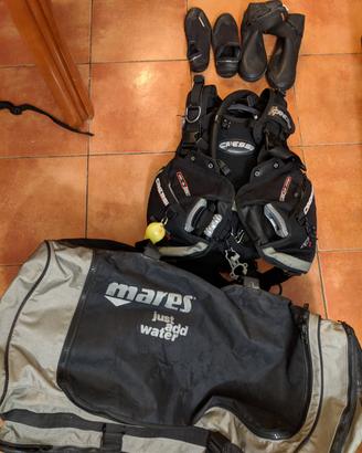 GAV CRESSI AERO QUEEN TAGLIA XS BORSA MARES  stiva