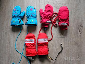 guanti sci per bambino tg 1