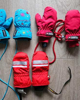 guanti sci per bambino tg 1