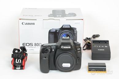 CANON 80D Corpo - 31300 scatti