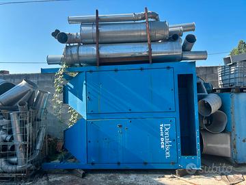 Impianto aspirazione donaldson a batterie filtri