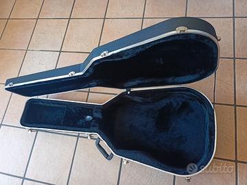 custodia rigida chitarra acustica