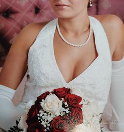 Abito da Sposa Principessa | Taglia 40 | Con Velo
