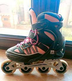 pattini roller blu rosa decathlon tg 38 39 40 41