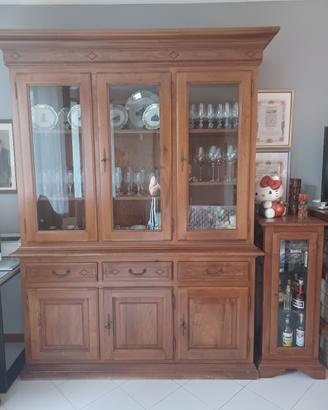credenza /piattaia in noce