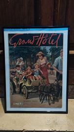 Rivista intera Grand Hotel incorniciata