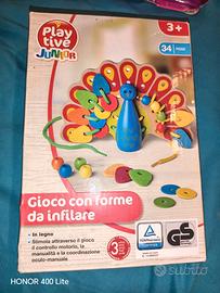 Gioco play tive pavone motricità fine