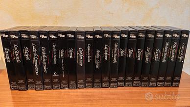 Videocassette VHS collezione palco all'opera 