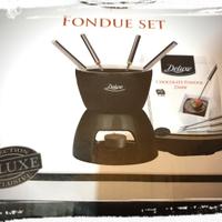 Fondue Set Deluxe con Chocolate Fondue Dark