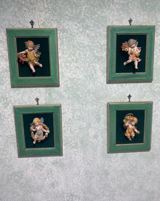 Set quadretti di legno Angeli