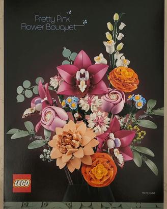 LEGO Botanicals Bouquet di fiori rosa – nuovo