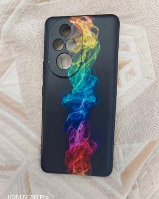 Cover custodia per Honor 200 Pro, fumo arcobaleno 