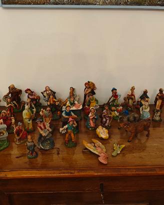Statuine presepe vintage 