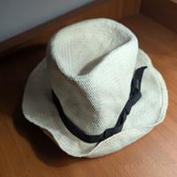 CAPPELLO Borsalino bianco - fibra di carta 