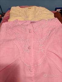 set camice da notte in cotone 