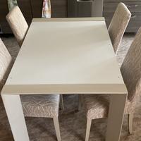 Tavolo Allungabile Bianco/Pino chiaro