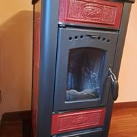 STUFA A LEGNA LINCAR MODELLO ALICE 480L 6 KW