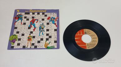 Noi supereroi disco 45 giri sigla TV 1979